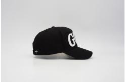 China Felt Applique Embroidery Logo Structured Baseball Cap With Adjustable Low Profile supplier