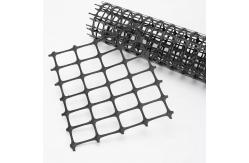 China Road Construction 30-30KN Biaxial Polypropylene Geogrid For Reinforce Road Base supplier