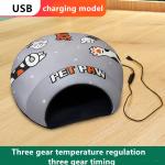 USB Electric Constant Temperature Heated Dog Bed Removable Washable Cat Nest Mat for sale
