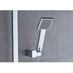 Brass Chrome Wall Mounted Rain Shower System ROVATE With Rainfall Shower Head