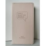 Wooden Free Paper Custom Printed Notebooks And Journals With Pink PU Cover for sale
