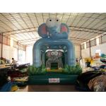 New Kids Inflatable Bounce House Cute Inflatable Elephants Mini Bouncer For Birthday Party Present for sale
