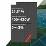 410W Jinko Solar Full Black 415W 420W Shingled 400w Monocrystalline Solar Panel for sale