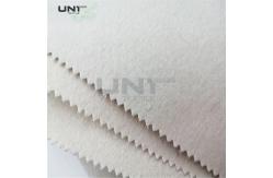 China Wool Necktie Interlining Plain Weave / Polyester Tie Interlining Good Elasticity supplier