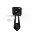 Stable 3 Pin Waterproof Connector Socket Male Connector Electrical CE Approved for sale