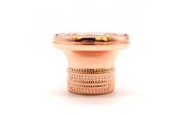 China Custom Perfume Cap Luxury Gold Plated Free Design Custom Logo supplier