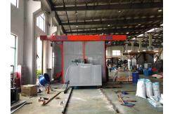China PLC Control System Shuttle Rotomolding Machine 380V/50Hz 500000 Kcar Burner Capacity supplier