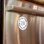 Double Sided Round Circle Dishwasher Magnet Clean Dirty Sign Indicator