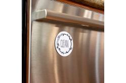 China Double Sided Round Circle Dishwasher Magnet Clean Dirty Sign Indicator supplier