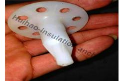 China M8X120mm Nylon Frame Fixing Anchors , Plastic Fixing Pins with Nail Inside supplier