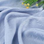 excellent drape breathable feather Jacquard Viscose Rayon Satin Fabric for sale