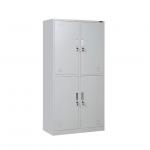 SGS 4 Door Powder Coating Almirah Metal Locker Cabinet for sale
