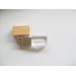 Customized Crystal USB Stick with Laser Logo Options -50°C 80°C Environment Temperature for sale