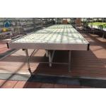 Movable Ebb And Flow Rolling Benches 4x4 4x8 Greenhouse Hydroponic Flood Tables for sale