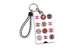 China 3D Lenticular Mental Personalised Key Chain For American Landscape supplier