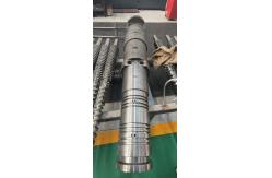 China 45-300mm Barrel Diameter Conical Tandem Screw System With Nitriding Efficiency supplier