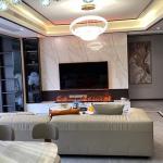 Atomizing 3d Mist Water Vapor Electric Fireplace Steam Led Light Intelligent