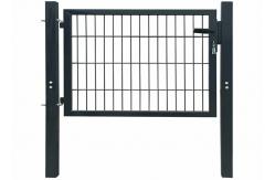 China Decorative Wire Mesh Pvc Coated 1.5x1m Fence Double Gate supplier