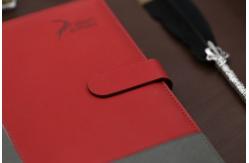 China PU Leather Ring Binder Journal , Middle Size Refillable Planners Organizers supplier