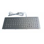 PS2 , USB Panel Mount metal Keyboard / Kiosk Keyboard with 79 keys , numeric keys for sale