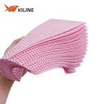 100% Viscose Reusable Kitchen Towel Roll , Multitask Cleaning Colour Coded Cloths for sale
