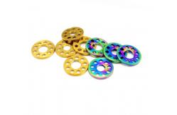 China Customized titanium gr5 washers for automobile and bike supplier