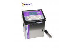 China Continuous 5 Lines Industrial Inkjet Printer Black Ink Automatically Printing Machine supplier