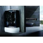 Customizable Shower Room With Matt Black Profile And Tempered Glass For Luxurious for sale