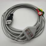Primedic ECG Trunk Cable , One Piece Ecg Electrode Cable IEC Standard With Snap for sale