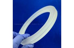 China Customized Processing High Purity Frosted Quartz Irregular Ring Flange Glass Instrument supplier