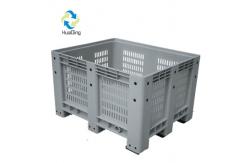 China Medium Duty food containers 1200x1000 box pallet collapsible Plastic Pallet Box supplier