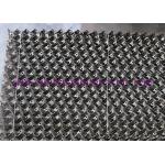 Custom Square 0.10mm Metal Structured Packing Double Fastening for sale
