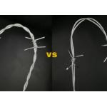 Corrosion Protected Barbed Wire 1.6 - 3.2mm Wire Diameter for Fence Single Twist Weaving for sale