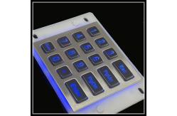 China Waterproof Metal Backlit Numeric Keypad Light Transmitting LED Light Emitting Keypad supplier
