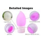 60ml Leak Proof Squeezable Silicone Travel Shampoo Bottles