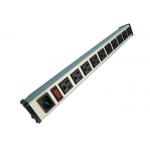 10 Way Rack Mount PDU Power Distribution Unit With Surge Protection Customized