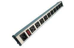 China 10 Way Rack Mount PDU Power Distribution Unit With Surge Protection Customized supplier