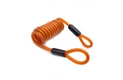 China Trigger Short Coiled Tool Lanyard Spring Steel Wire Snap Strethcy Lanyard supplier
