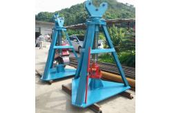 China Adjustable Height Tower Erection Tools Hydraulic Reel Jack 500kn Rated Load supplier