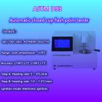 500W DIesel Fuel Testing Equipment Automatic Closed Flash Point Tester Electronic Ignition for sale