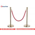 1500mm Length Crowd Control Barrier Bank Safety Belt Stanchion Queue Pole Stanchion