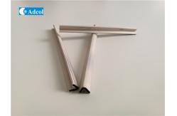 China Triangular Shape Gasket / Shielding Foam Gasket Fiber Over Foam Strip supplier