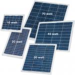 30 Watt Silicon Solar Panels High Efficiency For Solar Street Light Motion Sensor for sale