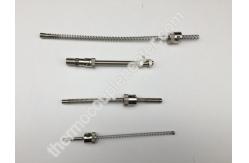 China 304SS Adjustable Thermocouple Components Spring Bayonet Cap And Adaptor supplier