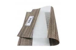 China Semi Blockout Roller Blind 29% Polyester Sun Blocking Mesh Fabric supplier