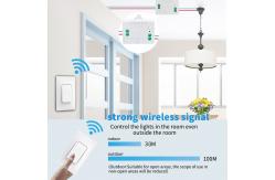China SIXWGH 433Mhz Wireless Wall Switches Self-Powered Waterproof Remote Control Light Switch supplier