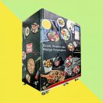 Hot Meal Vending Machine With Heating Function Can Sell Lunch Box And Hamburger for sale