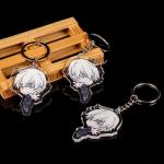 Manufacturer Cartoon Pattern Printed Acrylic Keychains Caricatur Cartoon Character Cute Charm Acrylic Keychains