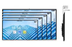China Interactive 55 Inch Smart Board Multiple Interfaces For Classroom supplier