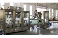 China Speed Automatic Piston Filling Machine With Screw Capping System And Low Air Consumption supplier